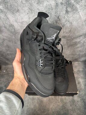 Size 11.5 | Jordan 4 Black Cat With Box | Pre-Owned